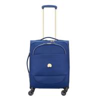 Delsey Montrouge Slim Cabin Trolley Case 4 Wheel 55 Expandable Blue - thumbnail