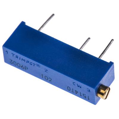 Bourns 3006P-1-102LF Cermet-trimmer Lineair 0.75 W 1 kΩ 5400 ° 1 stuk(s)