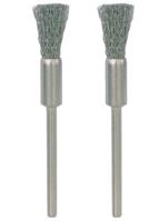 PROXXON penseelborstel brushes w.shaft 2pcs d=8mm stainless s - thumbnail