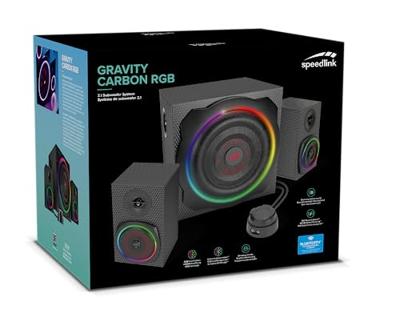 SpeedLink SL-830100-BK 2.1 PC-luidsprekers Bluetooth, Kabelgebonden, USB 60 W Zwart