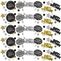 Happy Birthday Hangdecoratie Swirl Mix Goud - thumbnail