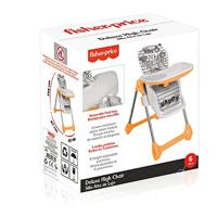 Dolu Fisher Price Deluxe Kinderstoel 105x57x87 cm Wit/Oranje - thumbnail