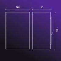 Hue Resonate muurlamp wit en gekleurd licht roestvrij staal verlichting Philips - Philips - thumbnail