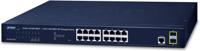 PLANET SFP L2/L4 SNMP Gigabit Ethernet Switch 16-Port 10/100/1000Base-T + 2-Port 100/1000MBPS IPv4/IPv6 - thumbnail
