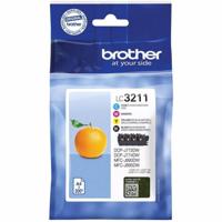 Brother Inktcartridge LC3211 Origineel Combipack Zwart, Cyaan, Magenta, Geel LC3211VAL - thumbnail