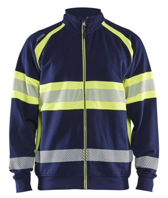 Blåkläder High-Vis sweater 35511158 | Marine/High-Vis Geel | Maat 3XL - 7330509838587