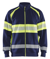 Blåkläder High-Vis sweater 35511158 | Marine/High-Vis Geel | Maat 3XL - 7330509838587 - thumbnail