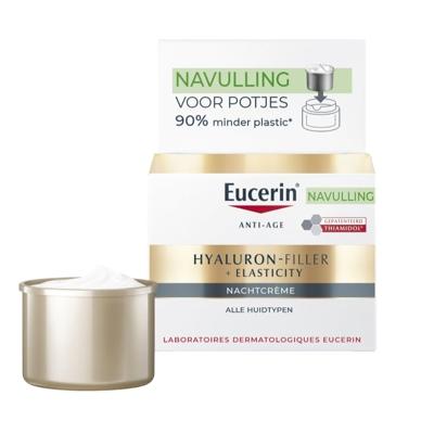 Eucerin Hyaluron-Filler + Elasticity Nachtcrème Navulling Eucerin Hyaluron-Filler + Elasticity Nachtcrème Navulling