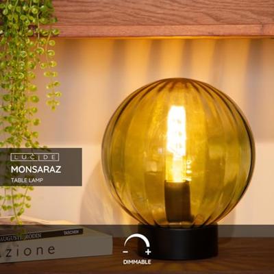 Lucide MONSARAZ - Tafellamp - Ø 25 cm - 1xE27 - Groen