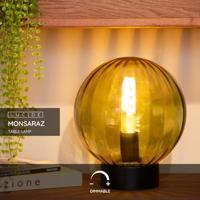 Lucide MONSARAZ - Tafellamp - Ø 25 cm - 1xE27 - Groen - thumbnail