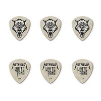 Dunlop PH122T114 Hetfield&apos;s White Fang 1.14 mm plectrumdoosje met zes plectra - thumbnail