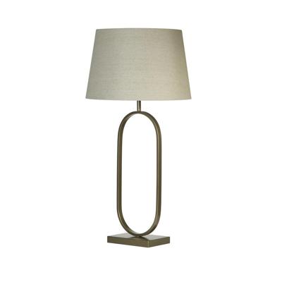 Searchlight TafellampModish brons met creme kap - EU94102NA