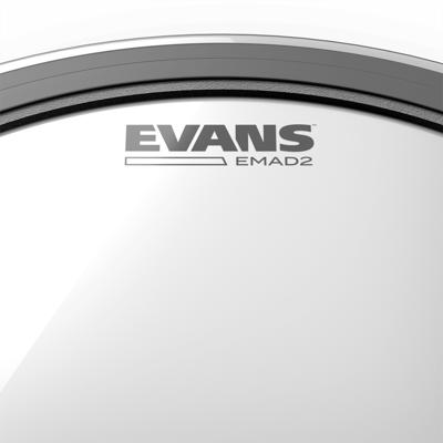 Evans BD18EMAD2 EMAD2 Clear 18 inch bassdrumvel Evans BD18EMAD2 EMAD2 Clear 18 inch bassdrumvel