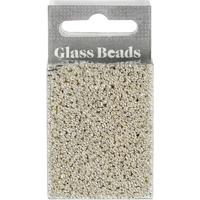 Creativ Company Rocailles, d 1,7 mm, afm 15/0, gatgrootte 0,5-0,8 mm, silver metal, 25 gr/ 1 doos - thumbnail