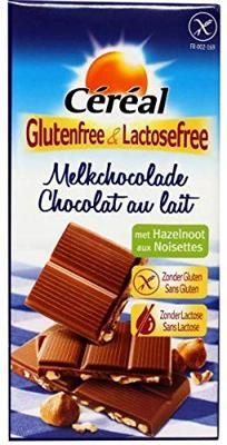 Cereal Glutenvrij & Lactosevrij Chocolade Tablet Hazelnoot Cereal Glutenvrij & Lactosevrij Chocolade Tablet Hazelnoot