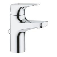 GROHE Bau Flow waterbesparende wastafelkraan S-size met waste chroom 23751000 - thumbnail