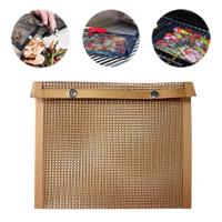 Barbecue Hittebestendige Non-stick Grill Mesh BBQ Bakzak Afmeting: 27 x 22 cm (Koper) - thumbnail