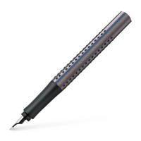 Faber Castell FC-140843 Vulpen Faber-Castell Grip Glam F Zilver - thumbnail