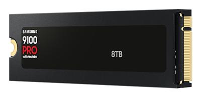 Samsung MZ-VAP8T0CW 9100 PRO SSD, 8 TB, M.2 NVME, PCIe Gen 5, 14800 MB/s, Heatsink - thumbnail