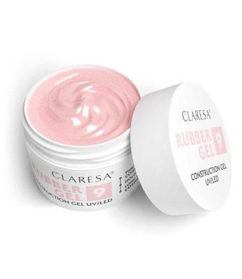 Claresa rubber gel 9 sparkle pink 45gr.