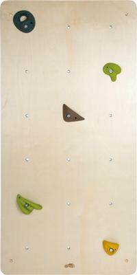 Small Foot - houten klimmuur met klimstenen