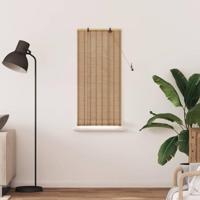Raamrolgordijnen & Schaduwdoeken Licht Bruin 60 x 160 cm Bamboe - thumbnail