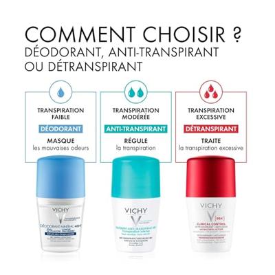 Vichy Deodorant Anti-Transpiratie Roller 48H - thumbnail