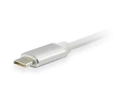 Equip 133453 USB Type C DVI Wit kabeladapter/verloopstukje
