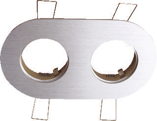 LED inbouwspot 2 voudig aluminium armatuur warm wit Luzern LED inbouwspot 2 voudig aluminium armatuur warm wit Luzern