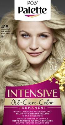 Schwarzkopf Schwarzkopf Poly Palette Haarverf 418 Licht Asblond