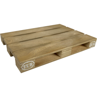 Pallet | mini | hout | 18.5x13.5x2.3cm | naturel | 50 stuks - thumbnail