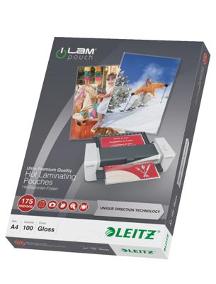 Leitz Lamineerfolie DIN A4 175 micron glanzend 100 stuk(s)