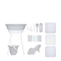 Bad- en verzorgingsset Luma Hydrofiel Light Grey/White - thumbnail