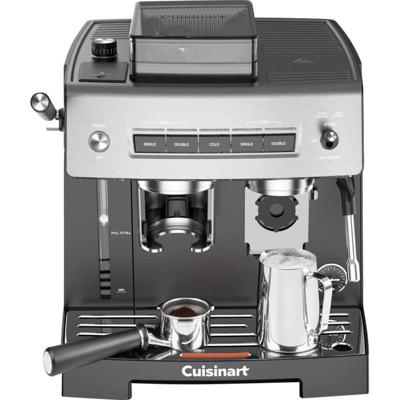 Cuisinart Grind & Brew EM640E Espressomachine met filterhouder Zwart, Zilver