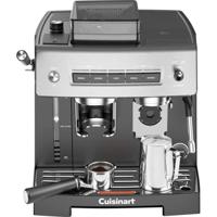 Cuisinart Grind & Brew EM640E Espressomachine met filterhouder Zwart, Zilver - thumbnail