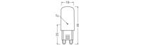 OSRAM HOMELIGHTING 4058075607286 LED-lamp Energielabel F (A - G) G9 Batterij 3 W = 30 W Warmwit (Ø x l) 16 mm x 52 mm 1 stuk(s) - thumbnail