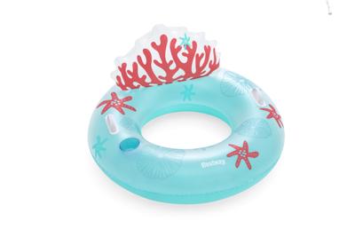 Bestway Opblaasbaar Wiel met Handvatten en Rugsteun Koraal D117 cm Strand en Zwembad 43730 Bestway Opblaasbaar Wiel met Handvatten en Rugsteun Koraal D117 cm Strand en Zwembad 43730
