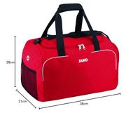 JAKO 1950 Sporttas Classico - Rood - Bambini (ca. 19 Liter) - thumbnail