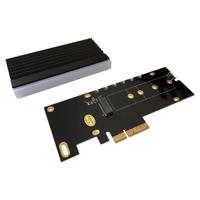 LC-Power PCI-Contr M.2-NVME-SSD interfacekaart/-adapter Intern - thumbnail