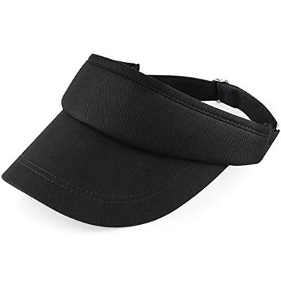 Beechfield CB41 Sports Visor - Black - One Size