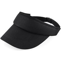 Beechfield CB41 Sports Visor - Black - One Size - thumbnail
