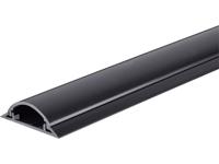 TRU COMPONENTS Kabelbrug 1571661 PVC Zwart Aantal kanalen: 1 1000 mm Inhoud: 1 m - thumbnail