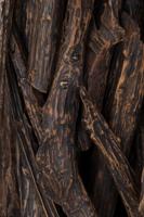 MUST Living Vloerlamp 'Spot' Teakhout, kleur Zwart - thumbnail