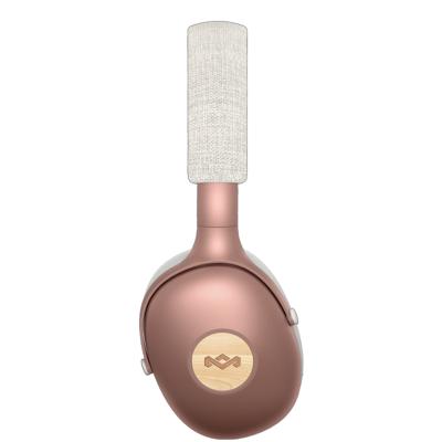 House of Marley Positive Vibration XL Wireless Koptelefoon – Hoofdtelefoon, Bluetooth, Draagbaar, Over-Ear Koptelefoon, Snel Ladend, 24 Uur Batterijduur, Ingebouwde Microfoon en Volume Knoppen - Koper
