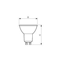 Philips LED spot GU10 6,2-80W dimtone - LED3451 - thumbnail