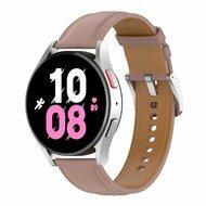 Luxe leren bandje - Oudroze - Samsung Galaxy watch 7 / Galaxy Watch FE - 40mm & 44mm