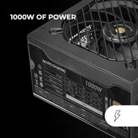 Voedingsbron Mars Gaming MPB1000SIM ATX 1000 W 80 Plus Gold - thumbnail