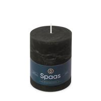 Kaars rustiek 80/110 mm zwart Spaas - Spaas - thumbnail