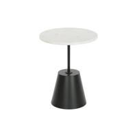 Bijzettafel DKD Home Decor Zwart Wit Metaal Marmer 40 x 40 x 50 cm - thumbnail
