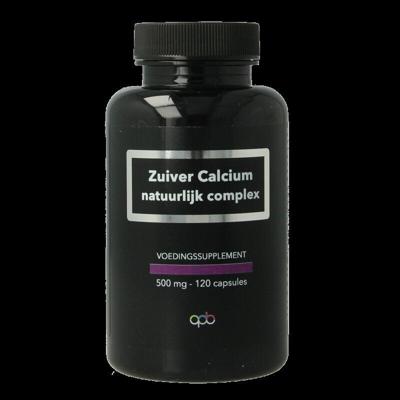 APB Holland Zuiver calcium natuurlijk complex 500mg 120 Capsules